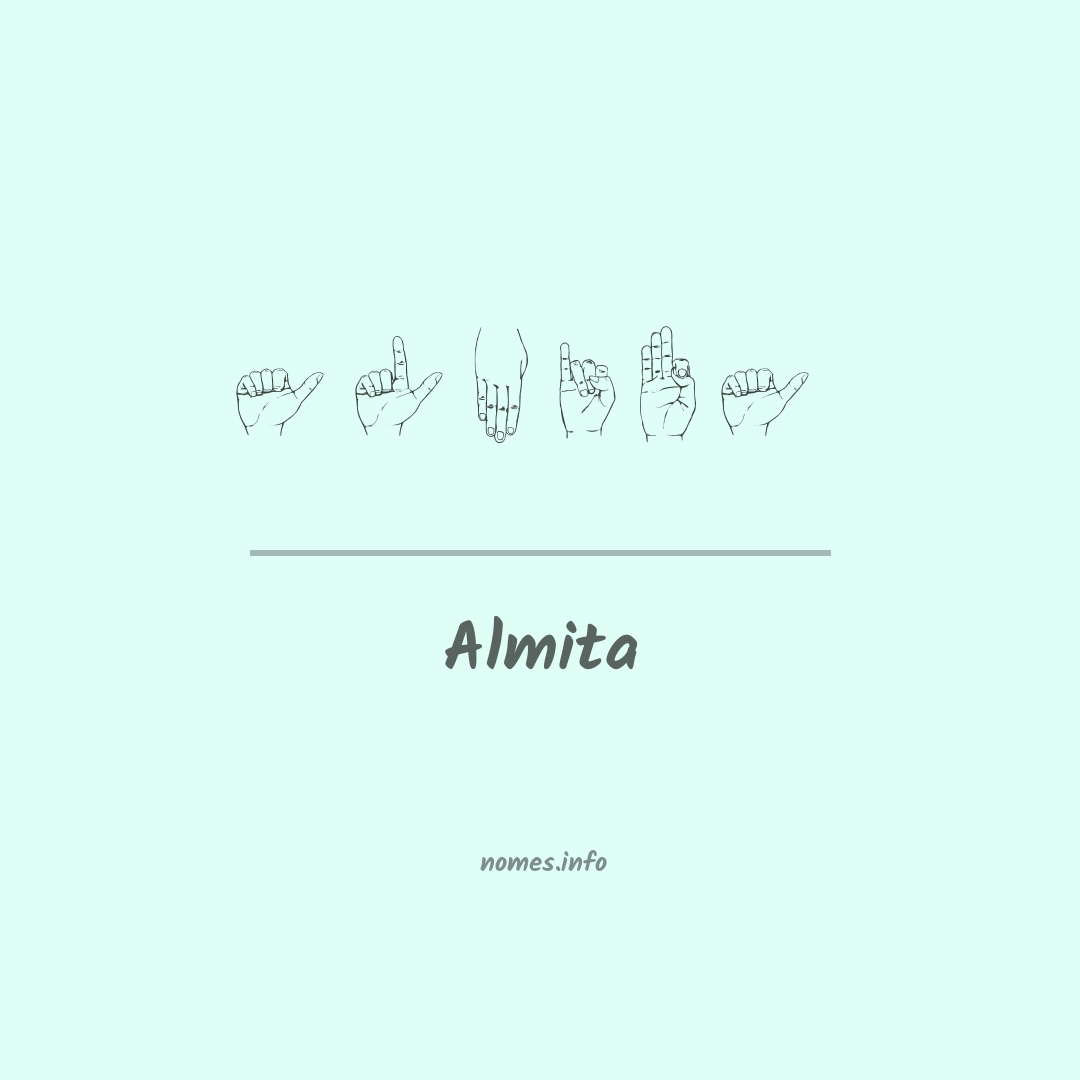 Almita em Libras