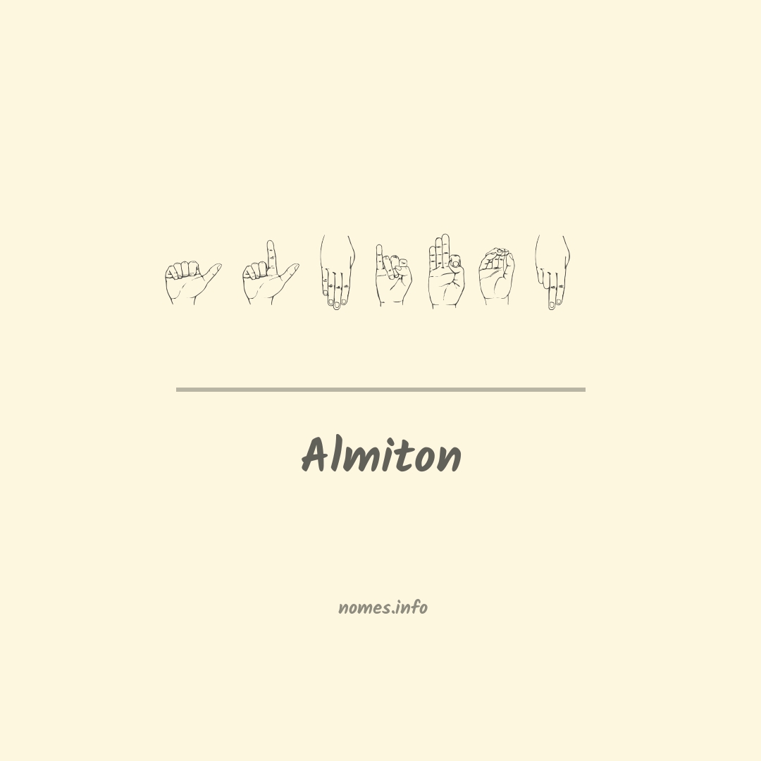 Almiton em Libras
