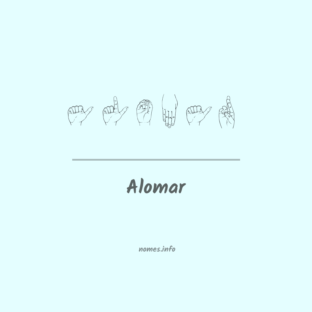 Alomar em Libras