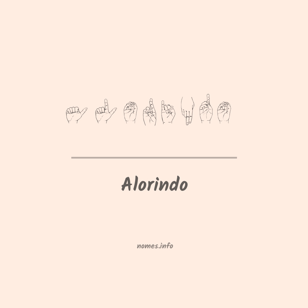 Alorindo em Libras