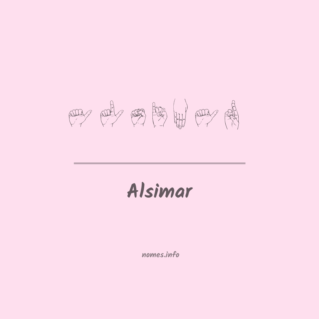 Alsimar em Libras