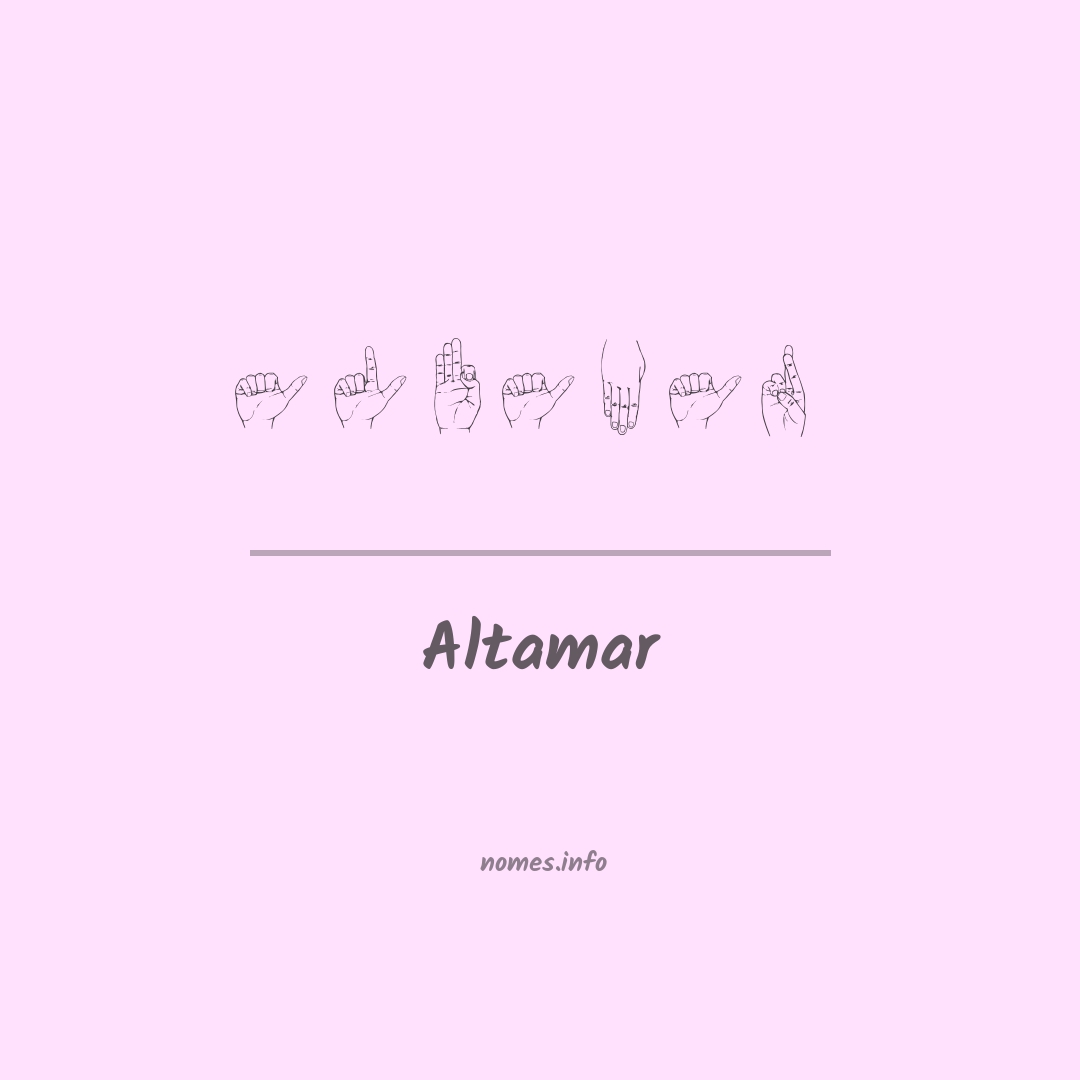 Altamar em Libras
