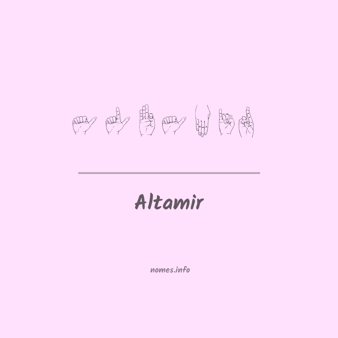 Altamir em Libras