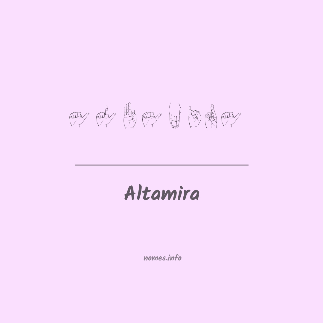 Altamira em Libras