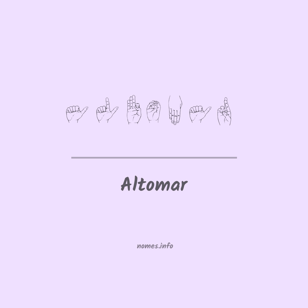 Altomar em Libras