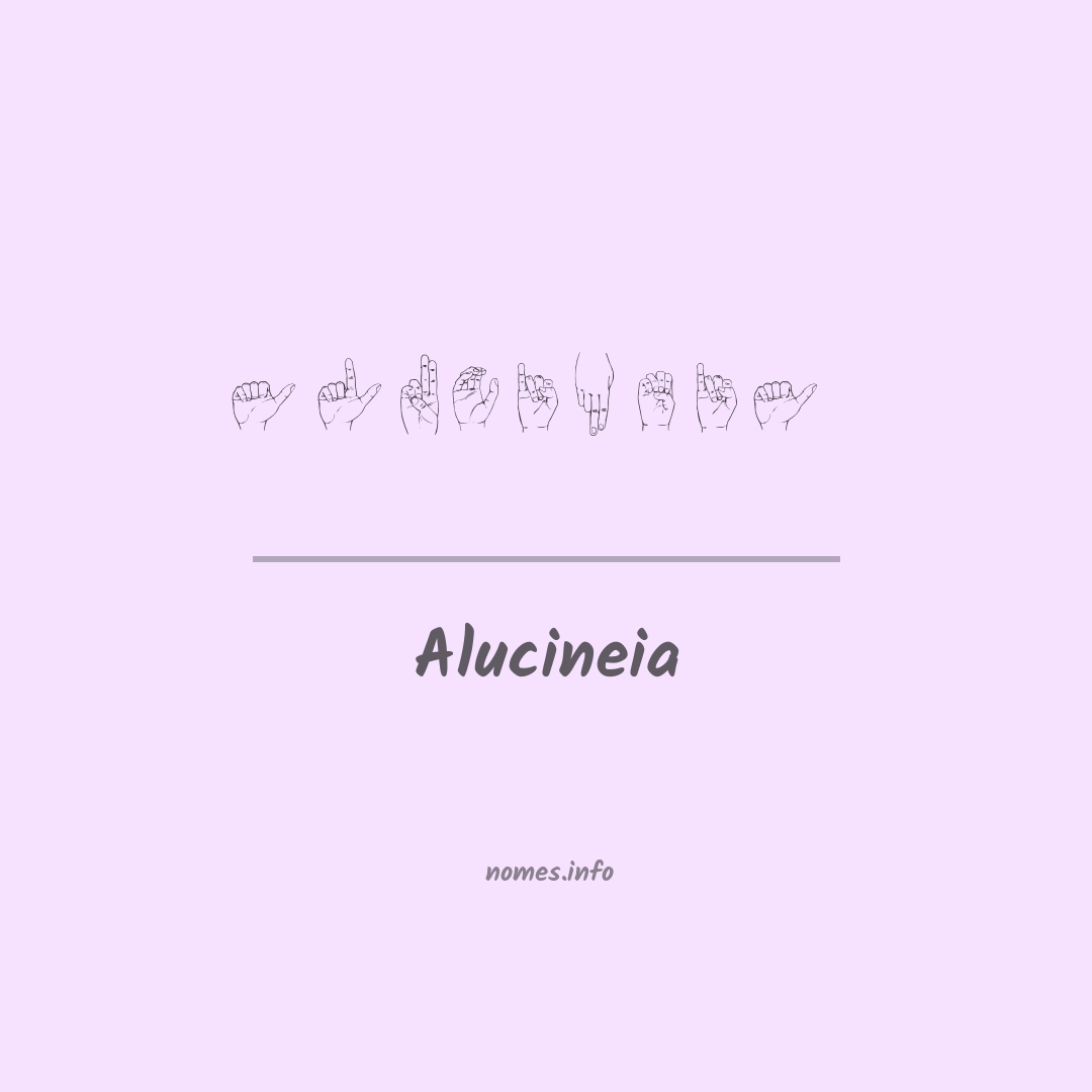 Alucineia em Libras