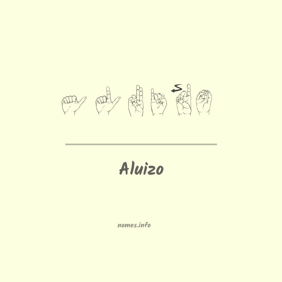 Aluizo em Libras