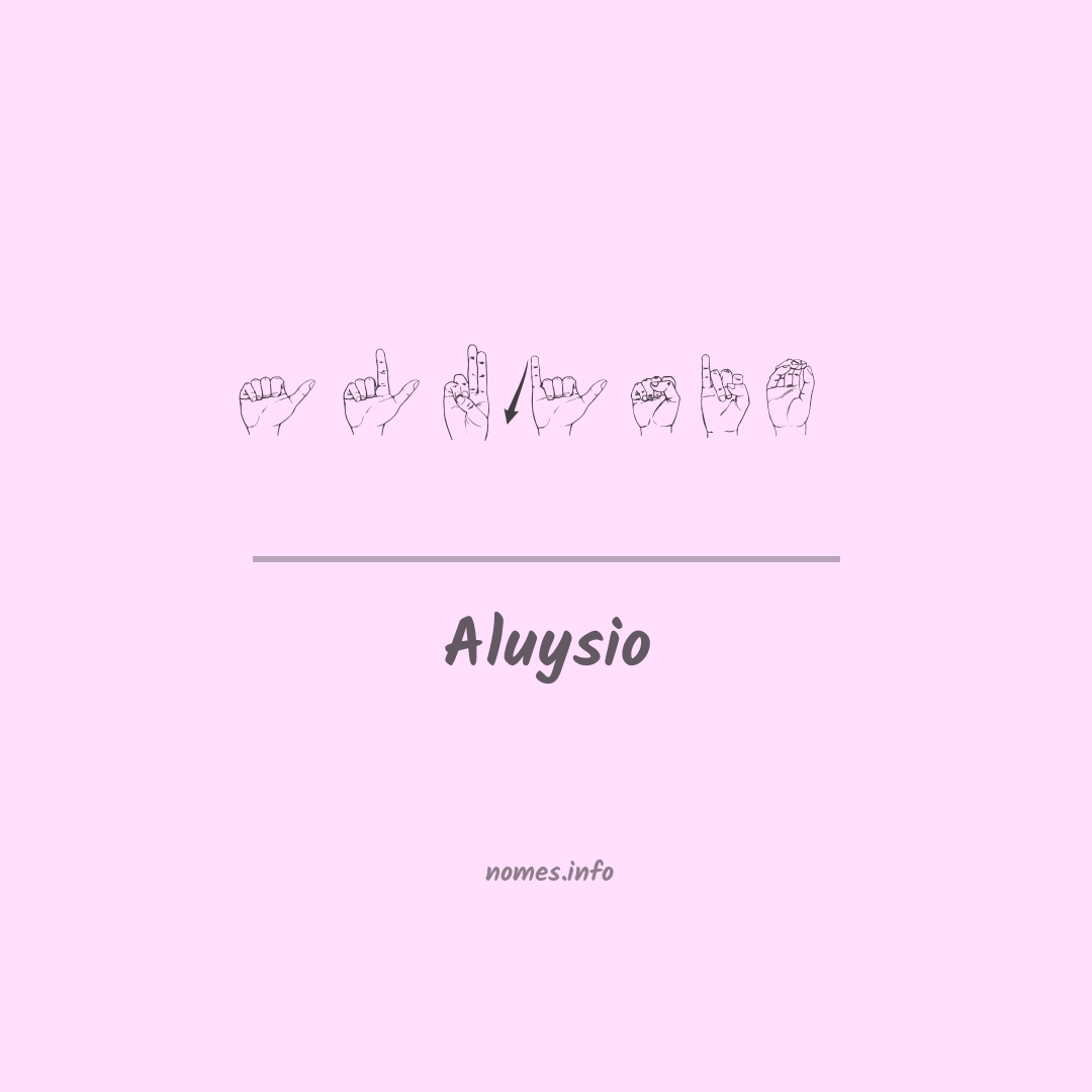 Aluysio em Libras
