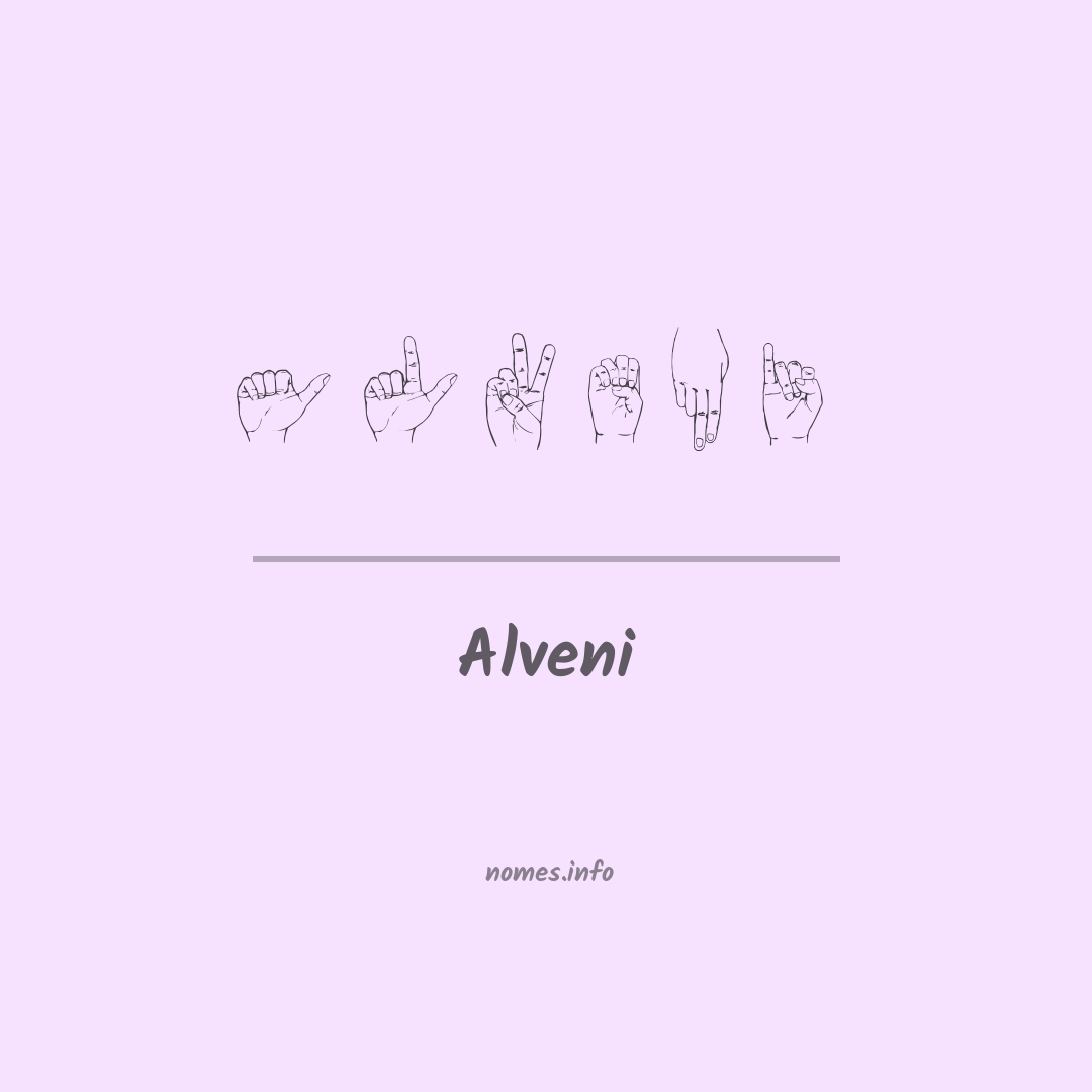 Alveni em Libras