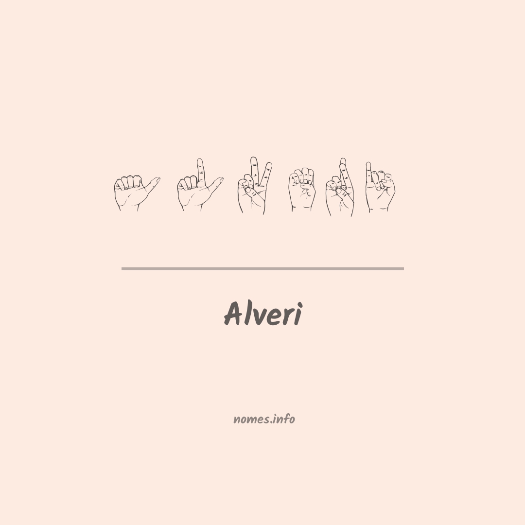 Alveri em Libras