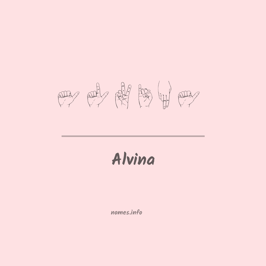 Alvina em Libras