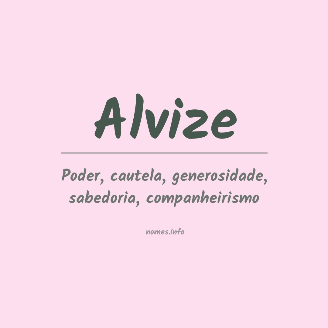 Significado do nome Alvize