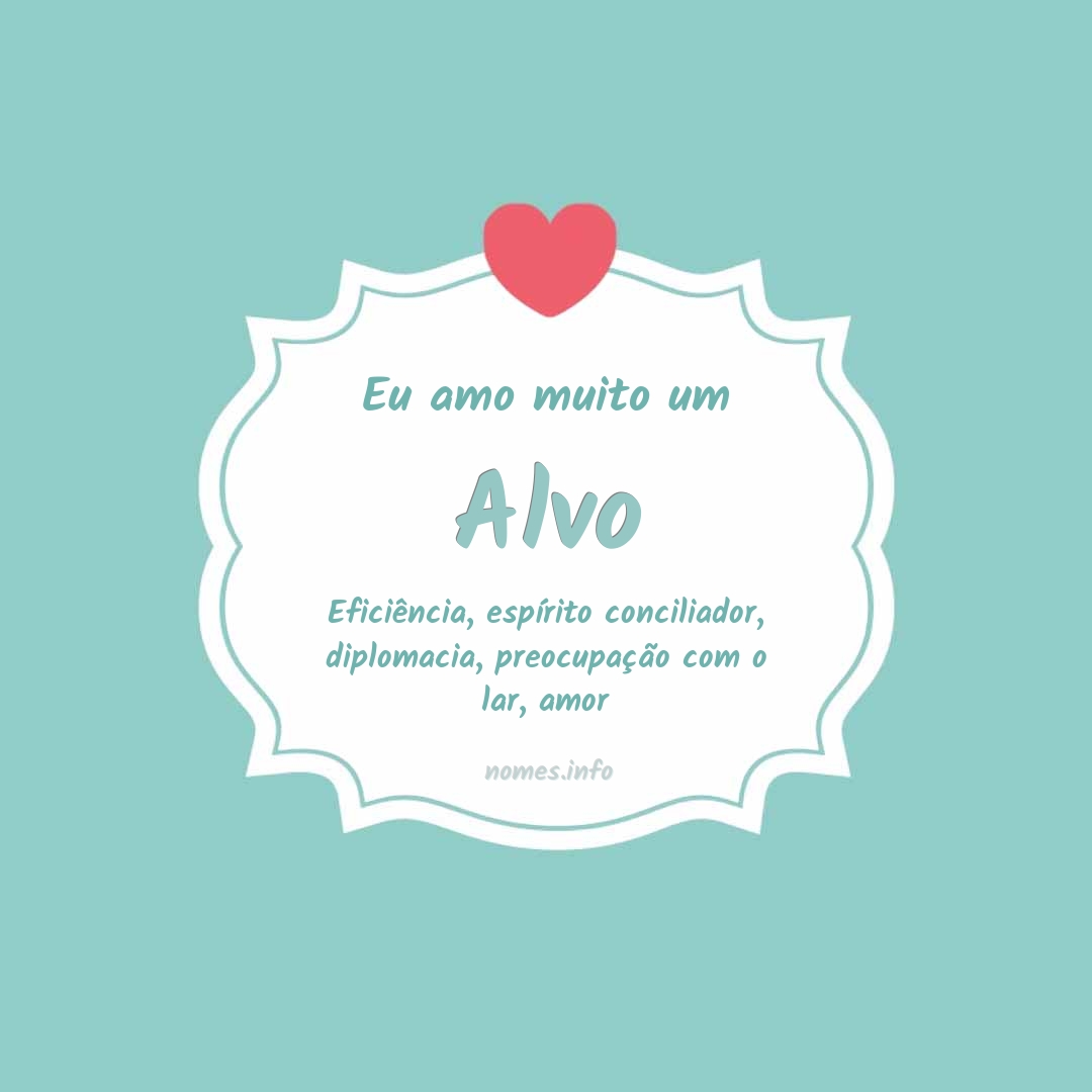 Eu amo muito Alvo