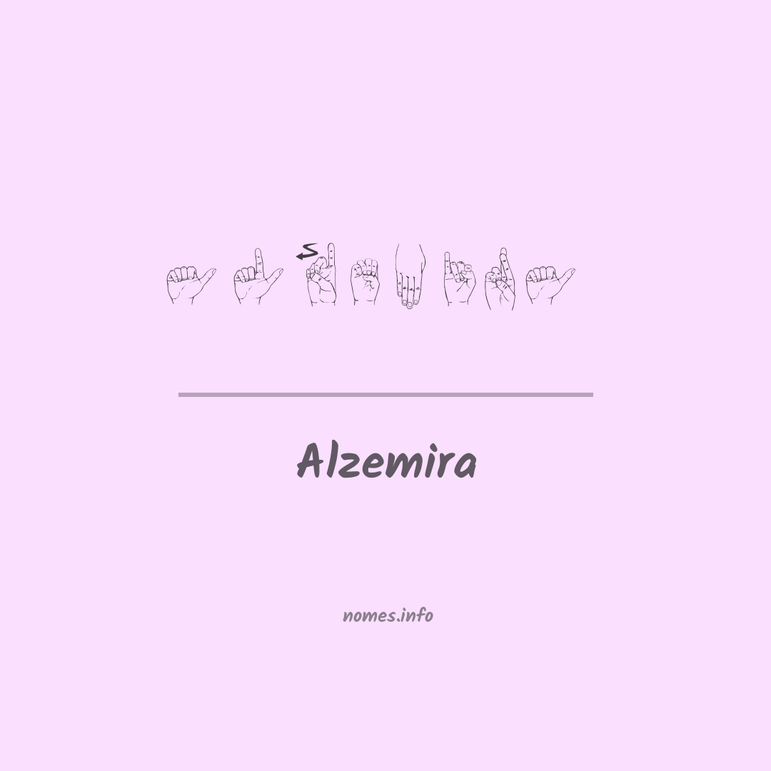 Alzemira em Libras