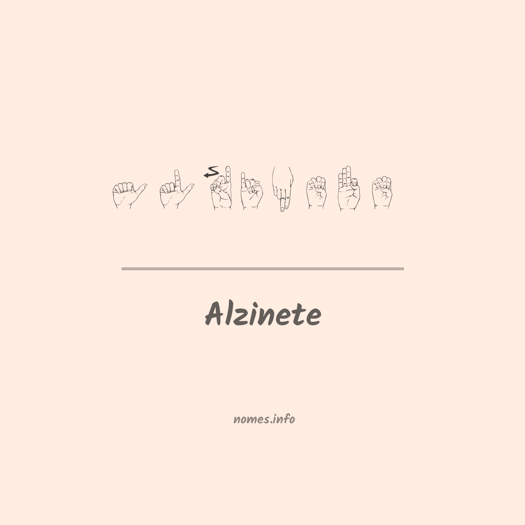 Alzinete em Libras