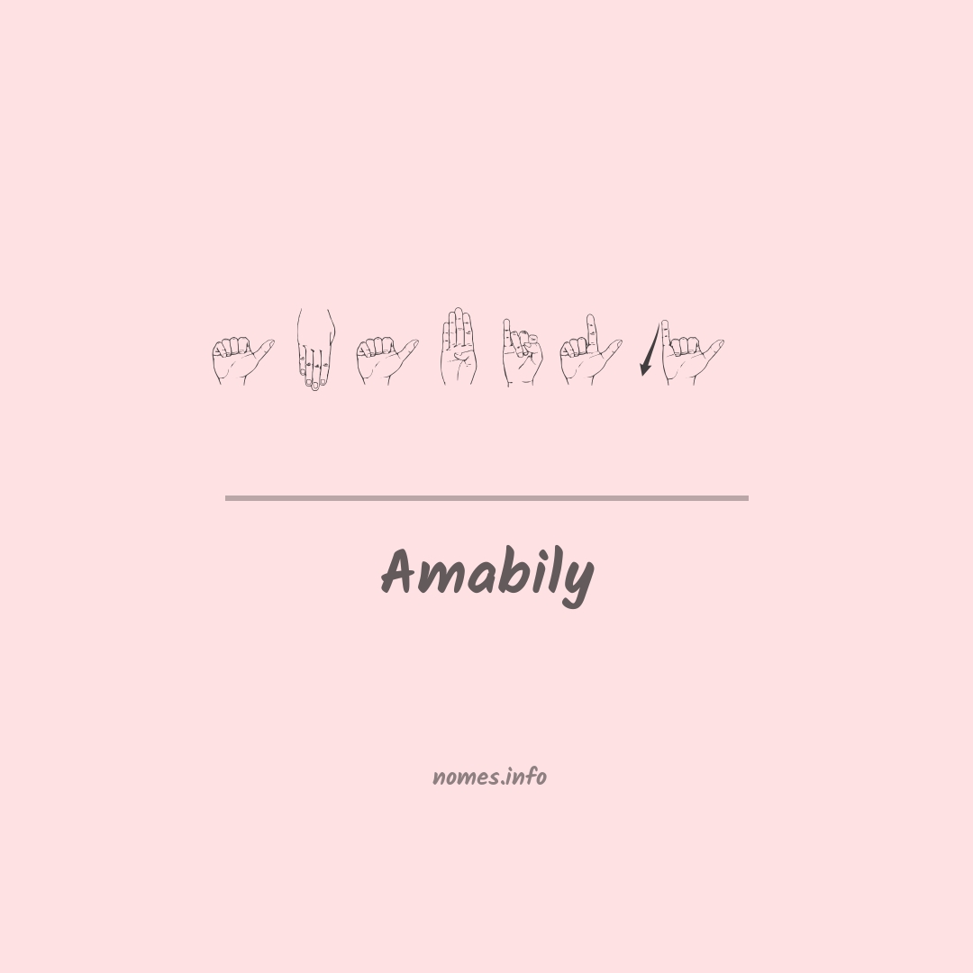 Amabily em Libras