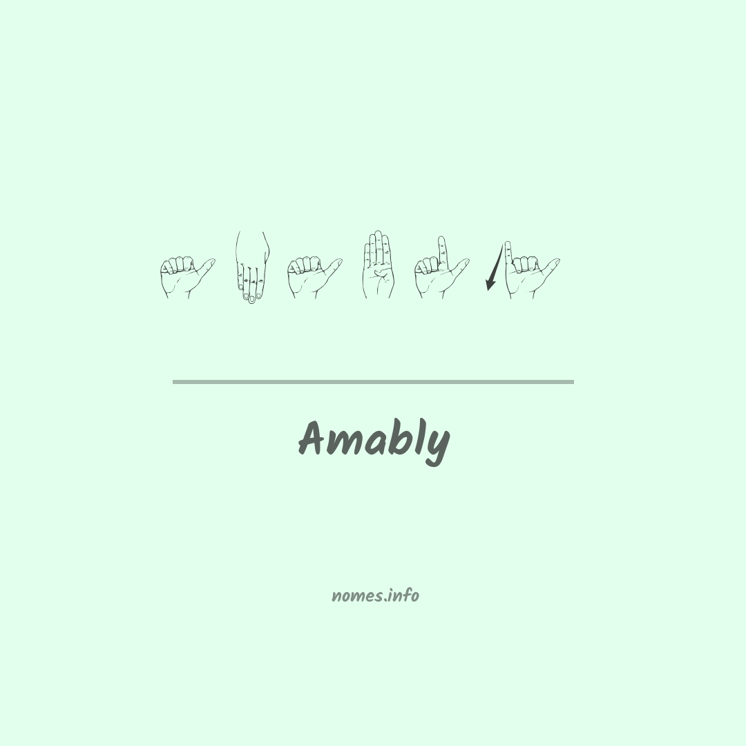 Amably em Libras