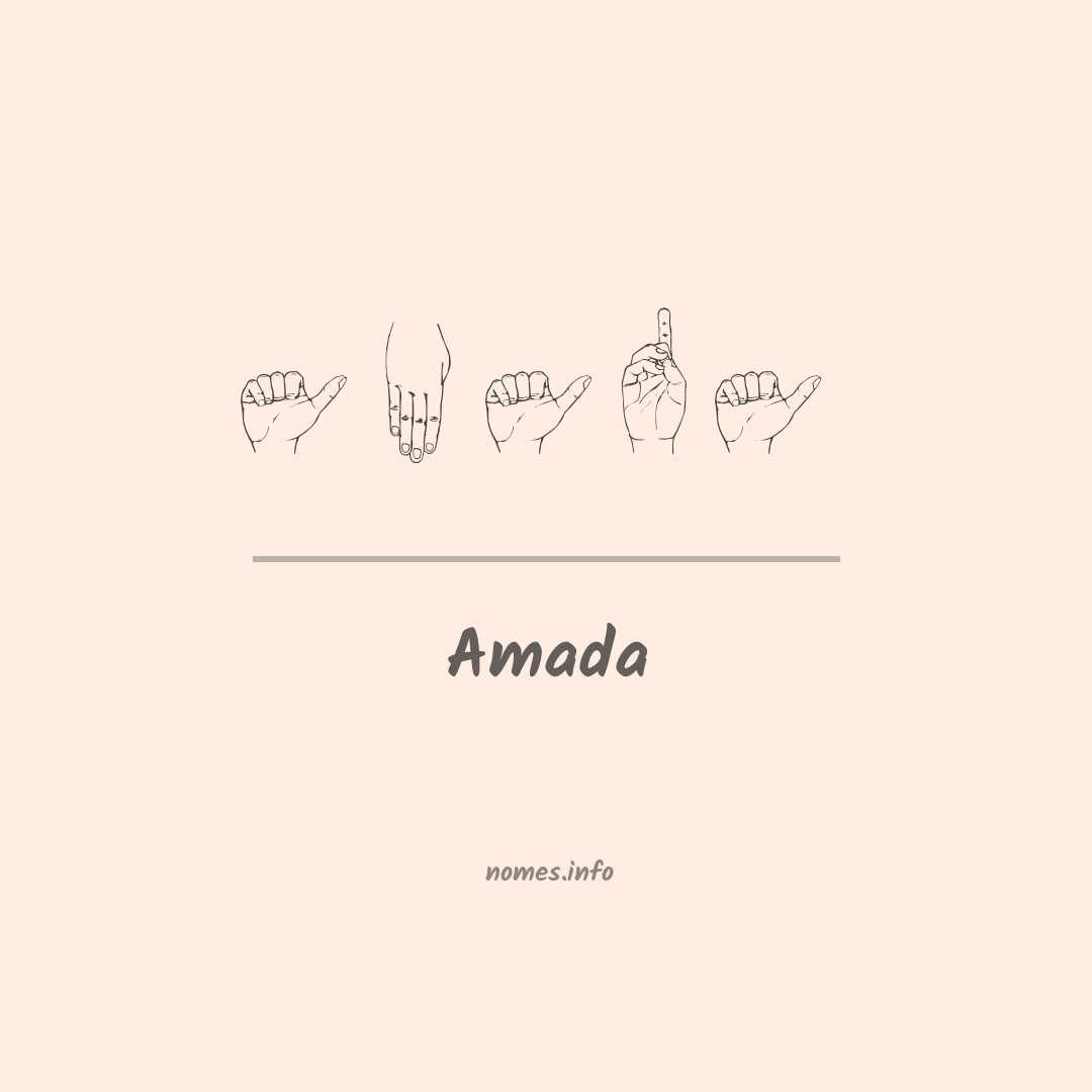 Amada em Libras