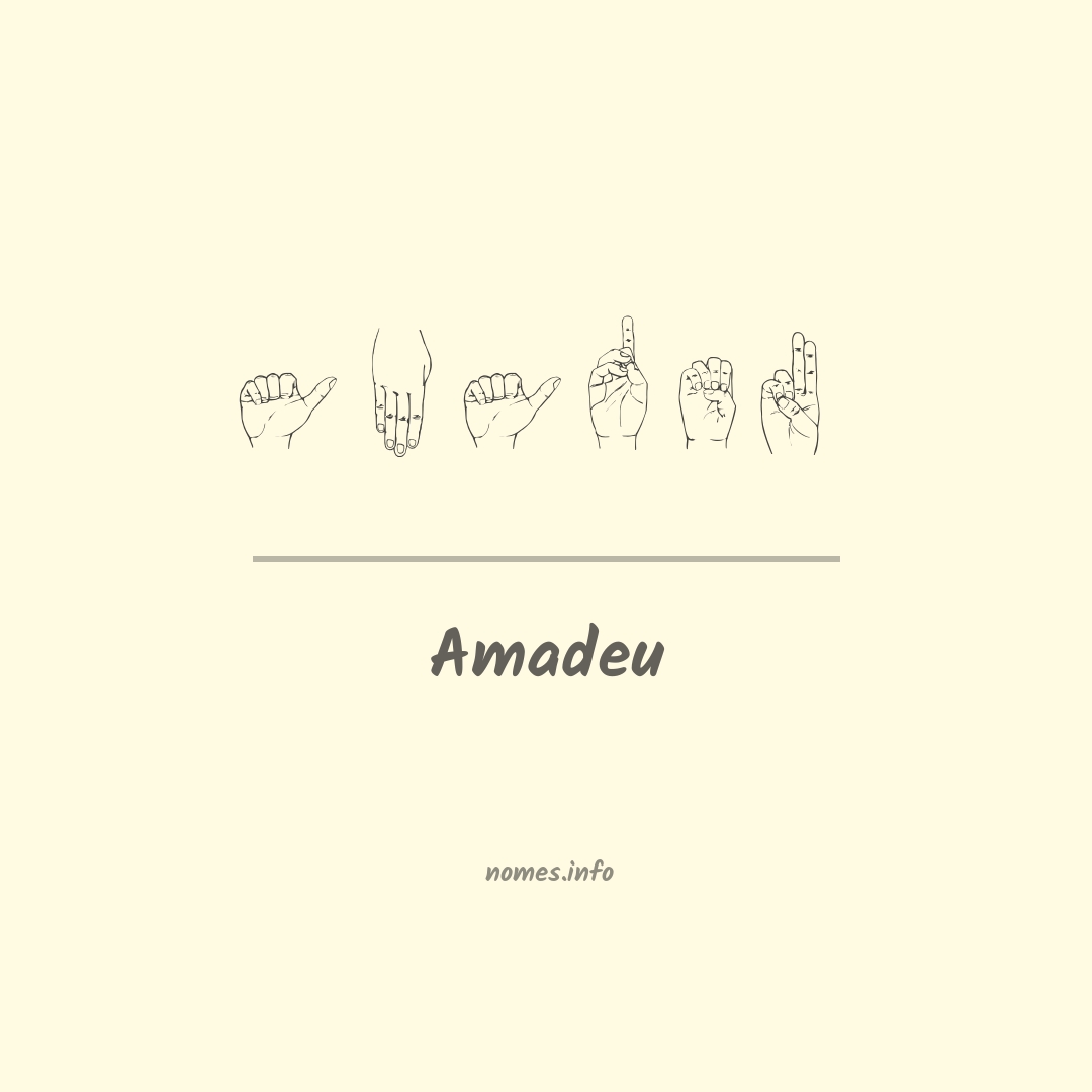 Amadeu em Libras