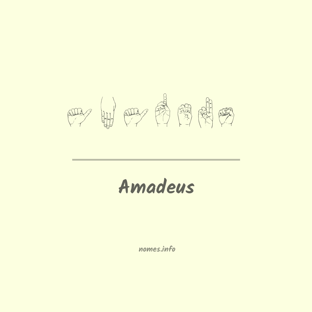 Amadeus em Libras