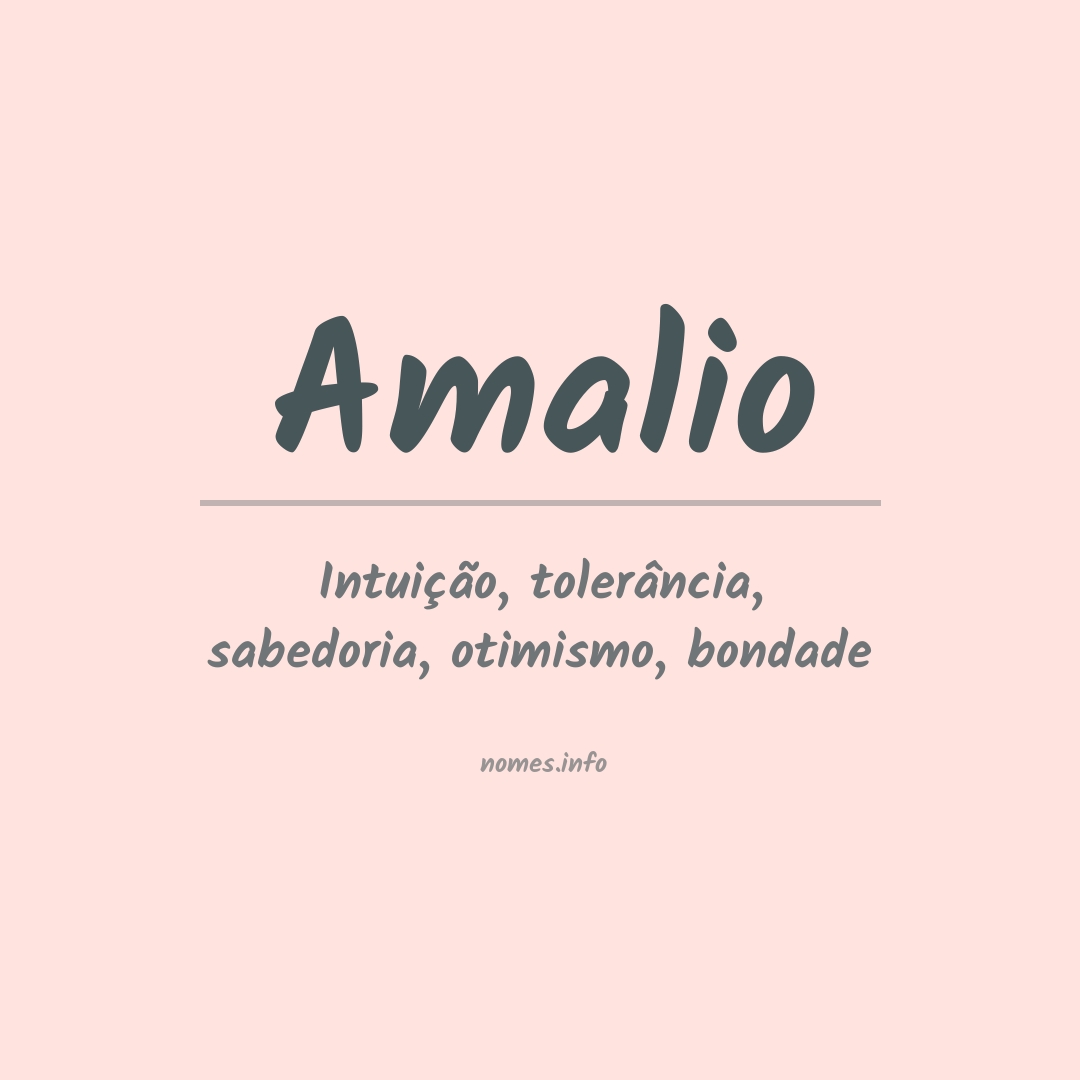 Significado do nome Amalio