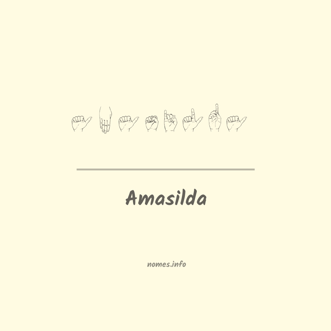 Amasilda em Libras