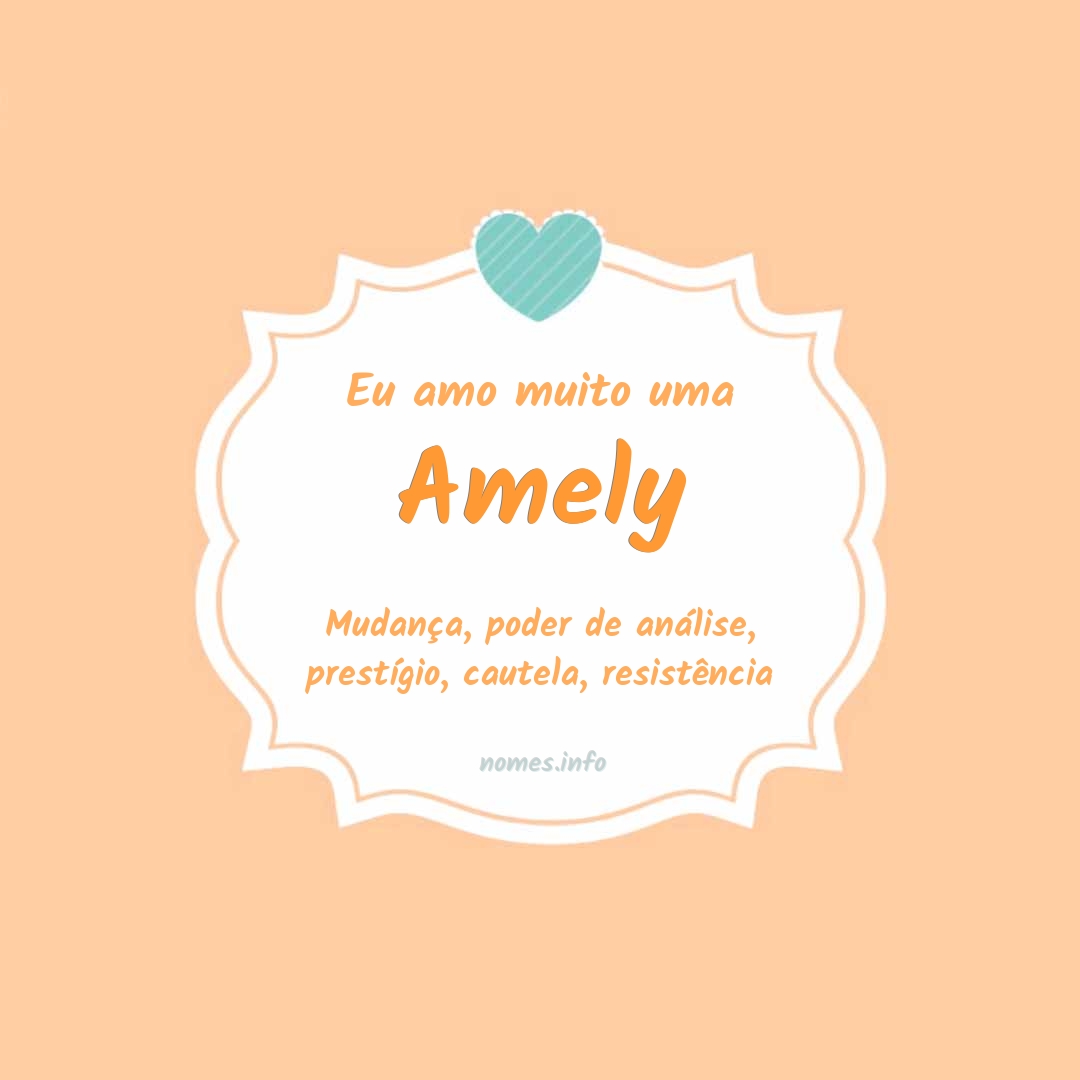 Eu amo muito Amely