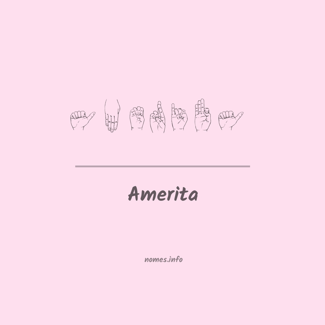 Amerita em Libras
