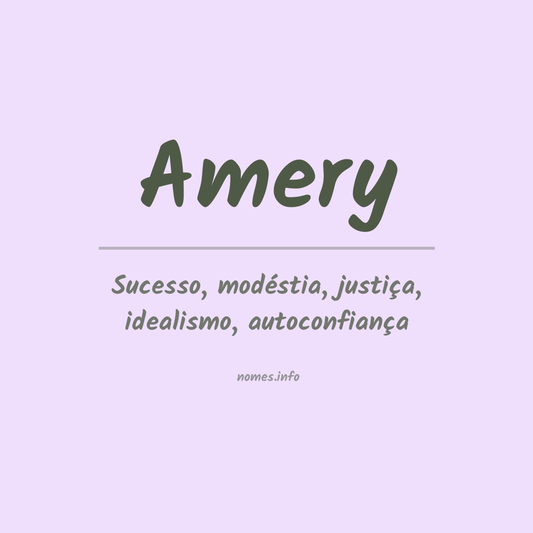 Significado do nome Amery