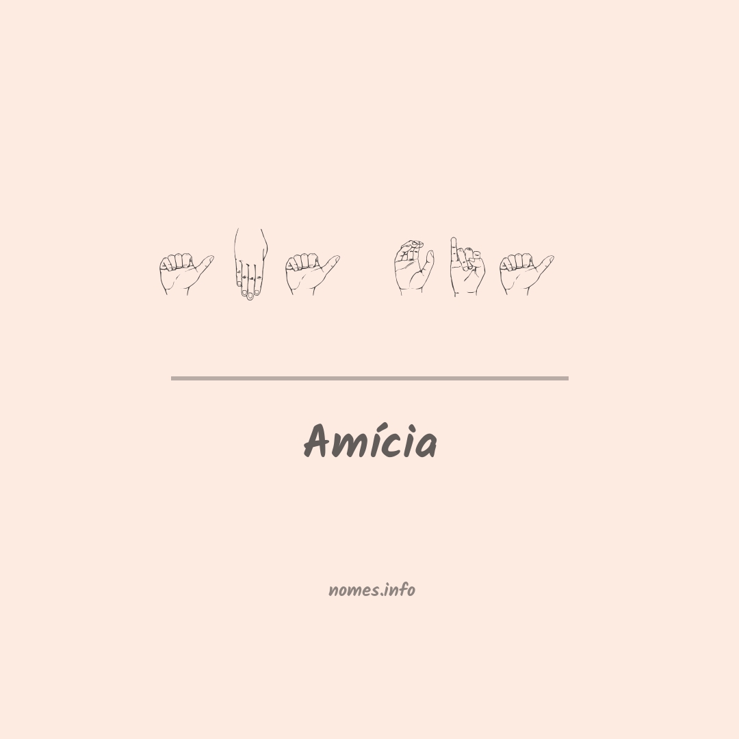 Amícia em Libras