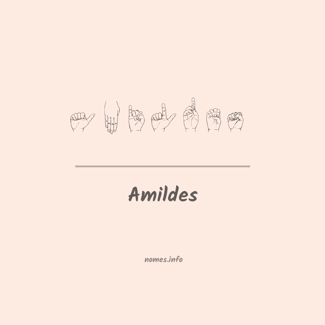 Amildes em Libras