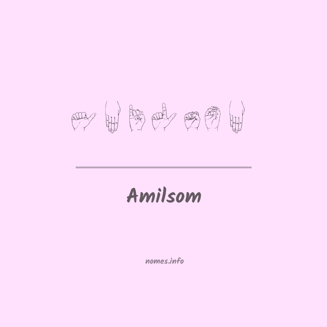 Amilsom em Libras