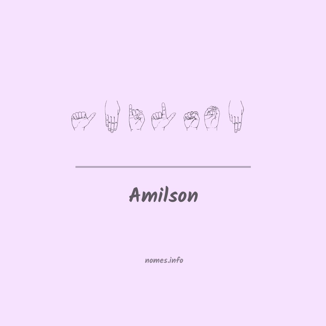 Amilson em Libras