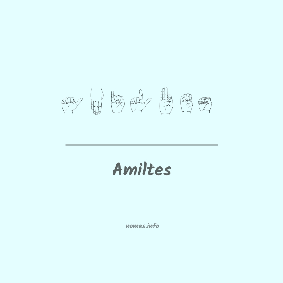 Amiltes em Libras
