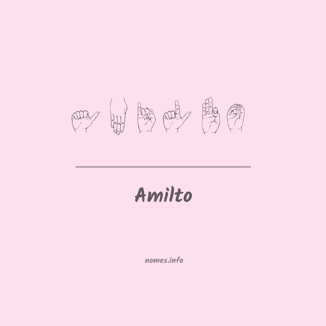 Amilto em Libras