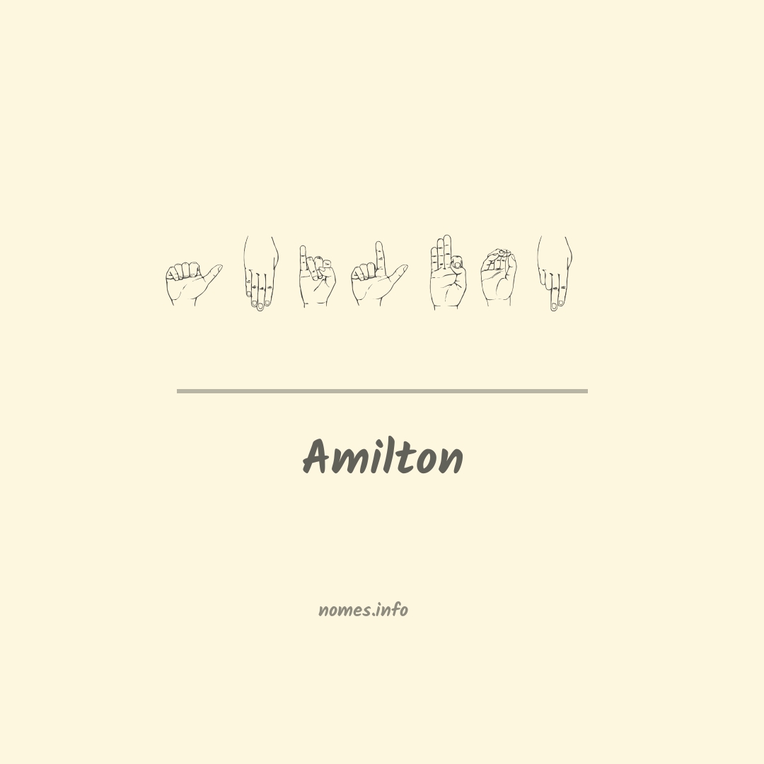 Amilton em Libras