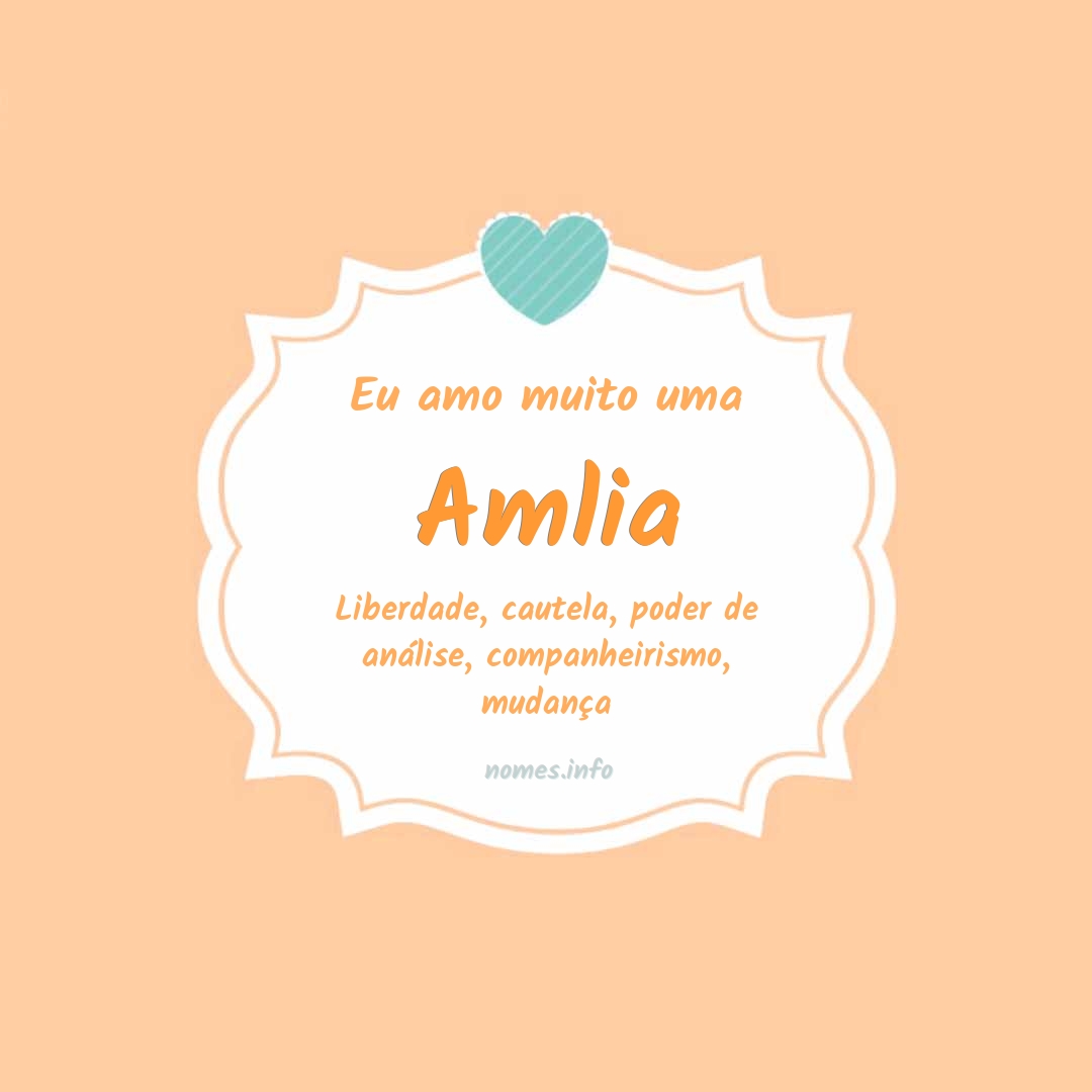 Eu amo muito Amlia