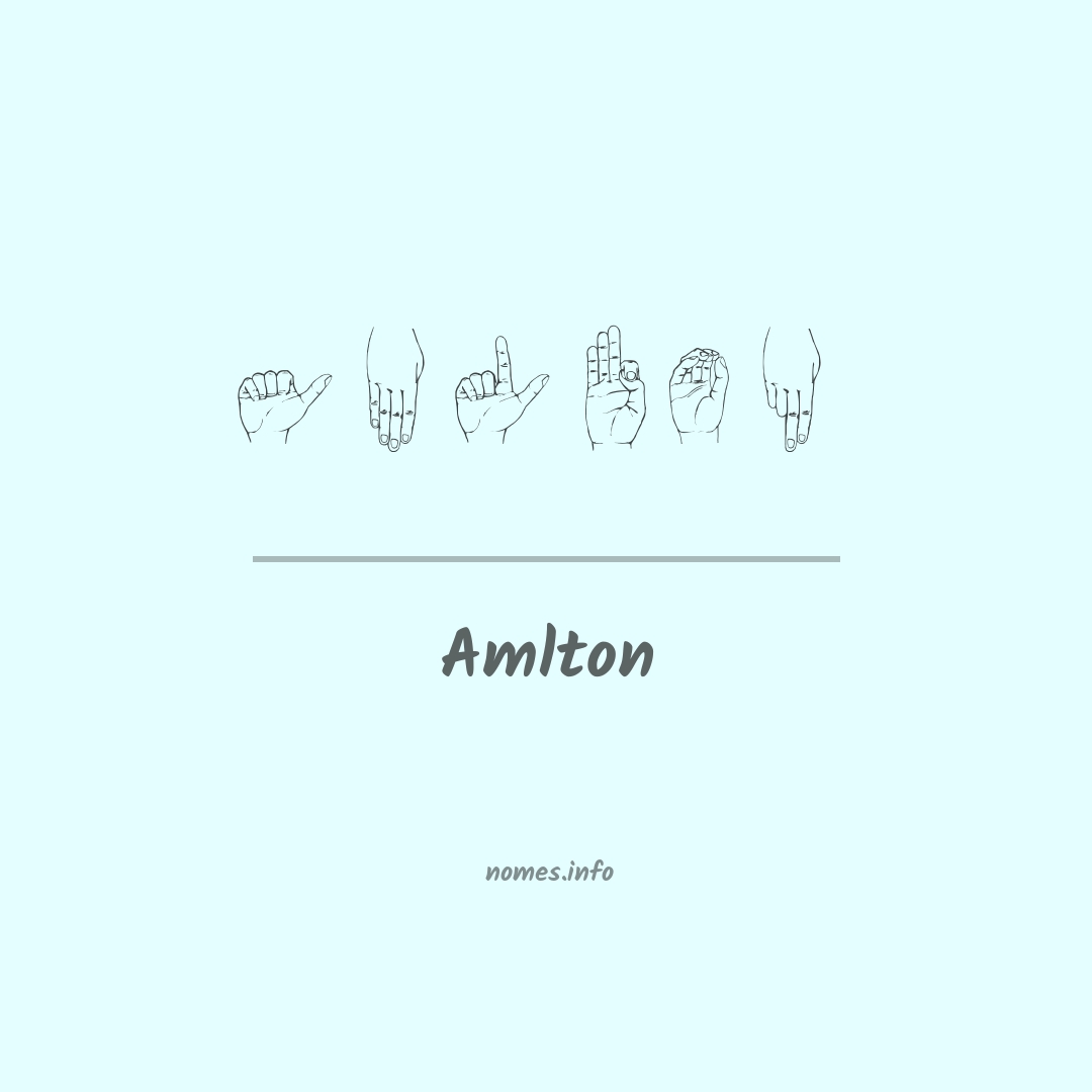 Amlton em Libras