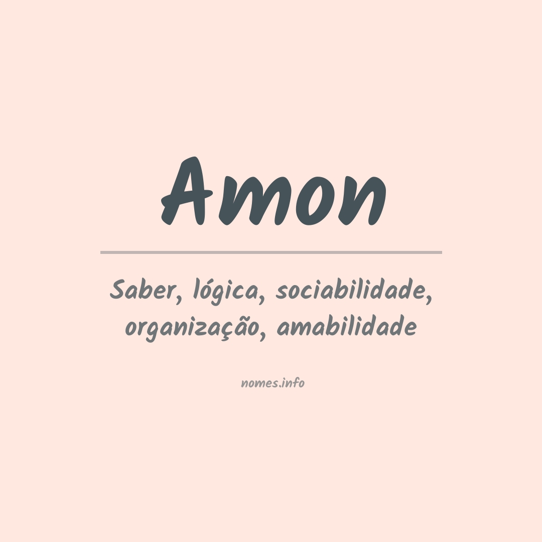 Significado do nome Amon