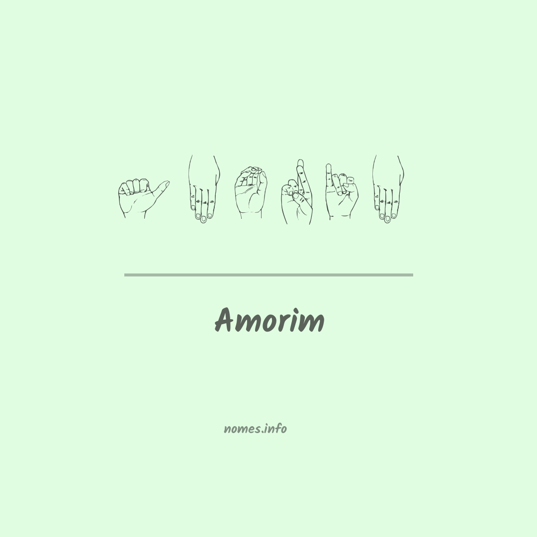 Amorim em Libras