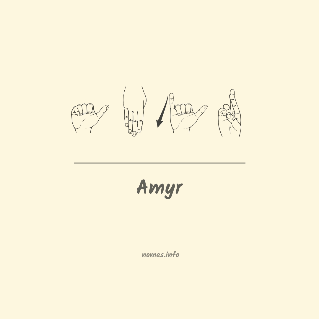 Amyr em Libras