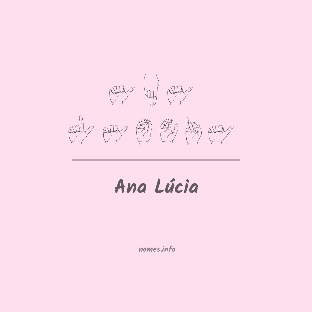 Ana lúcia em Libras