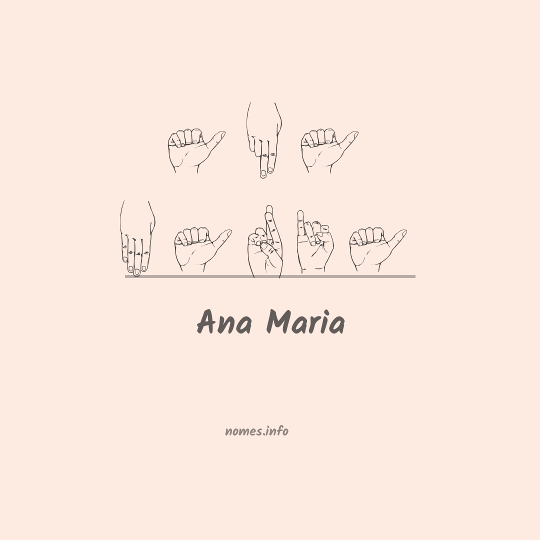 Ana maria em Libras