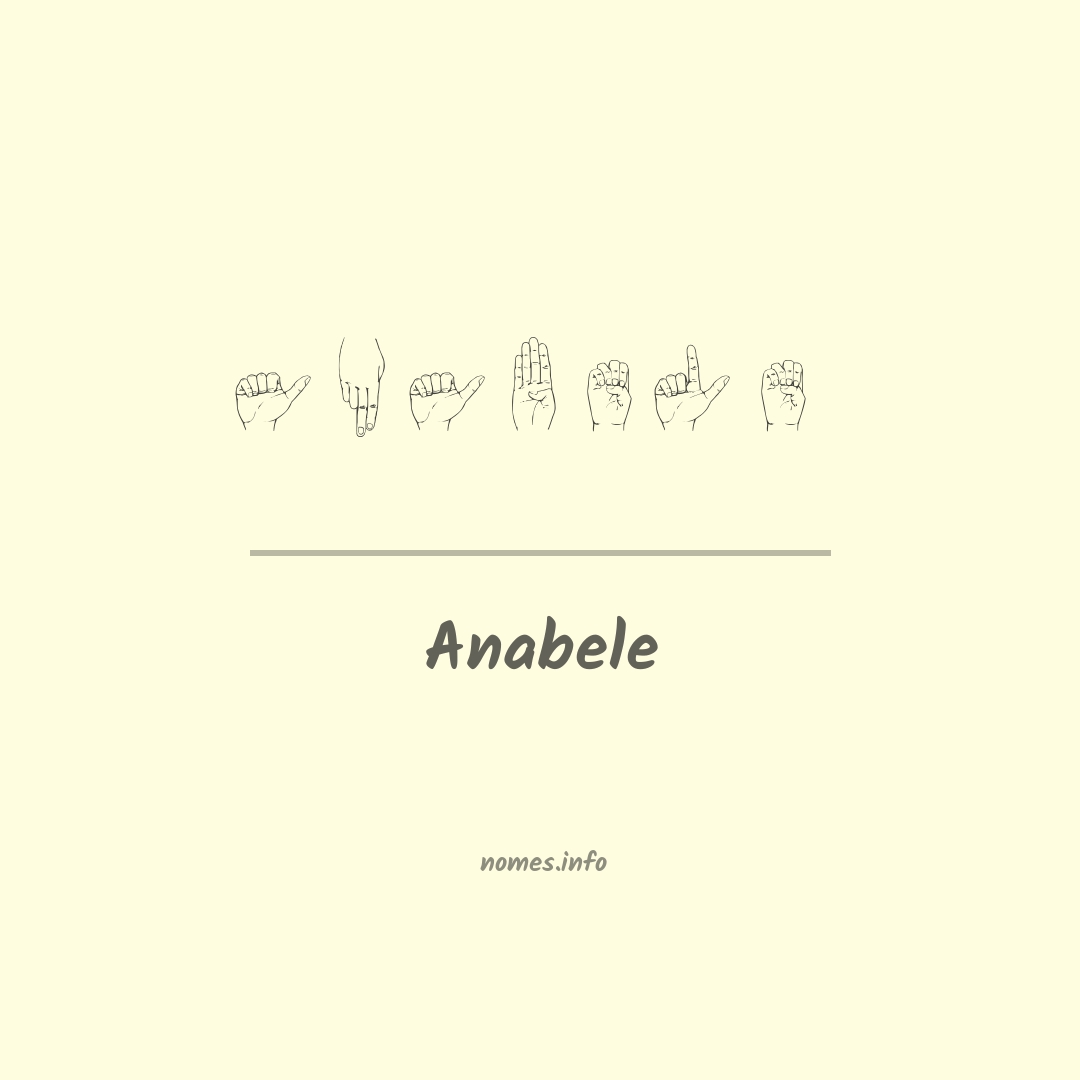 Anabele em Libras