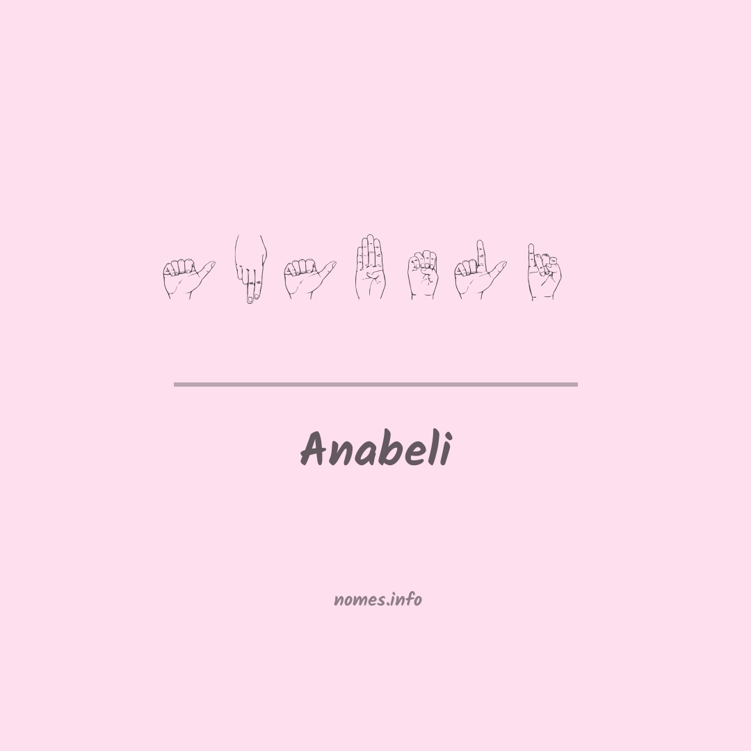 Anabeli em Libras