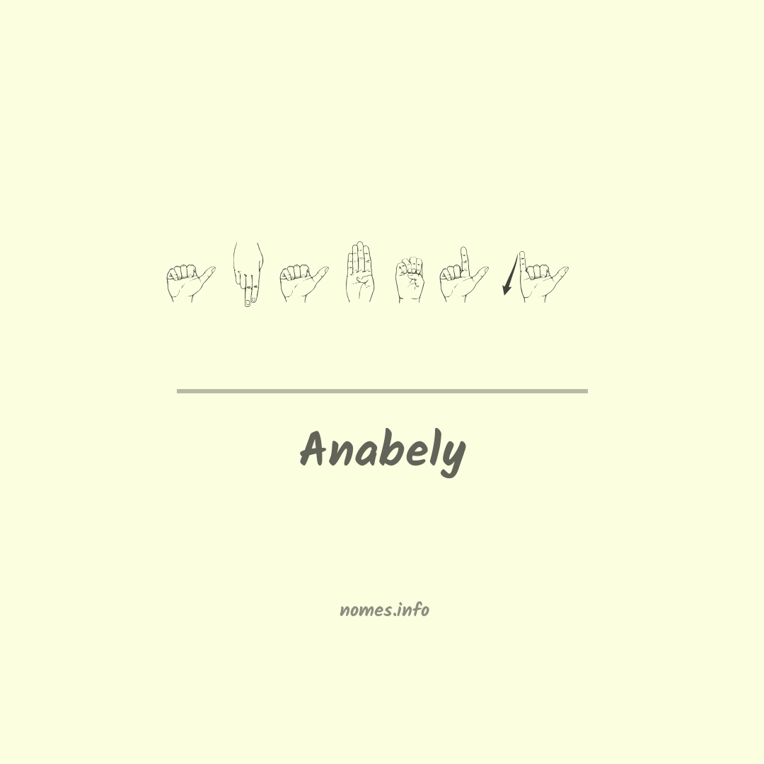 Anabely em Libras