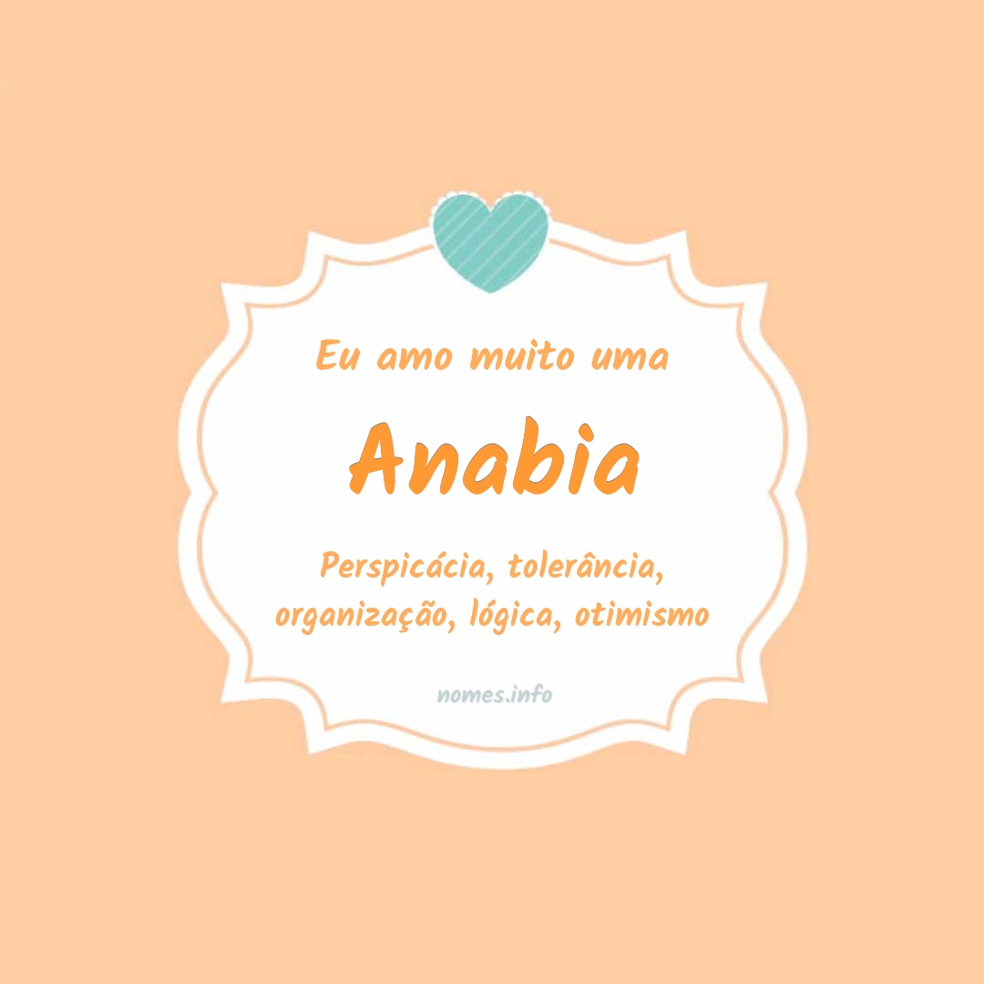 Eu amo muito Anabia