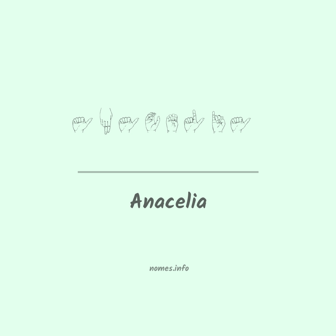 Anacelia em Libras