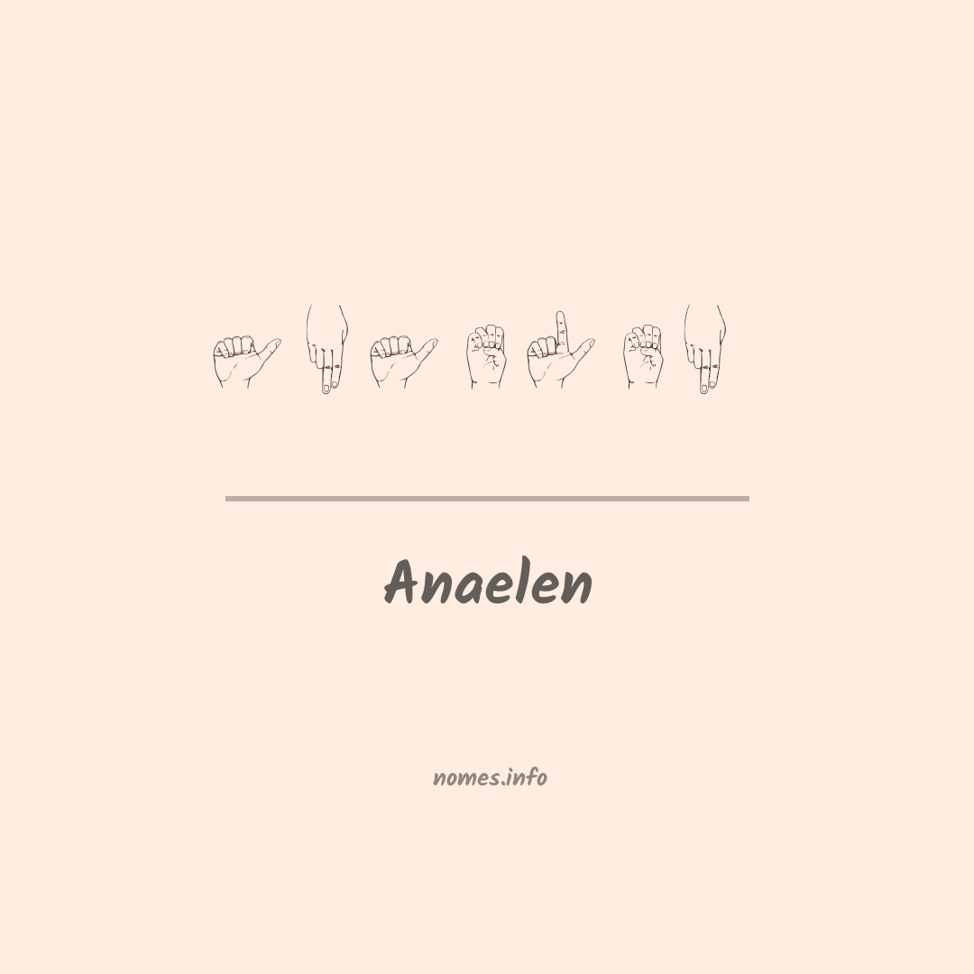 Anaelen em Libras