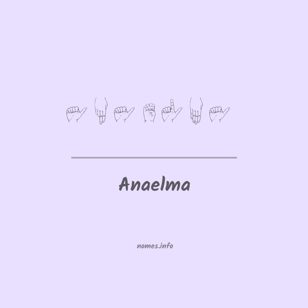 Anaelma em Libras